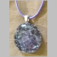 Purple Crystal Pendants