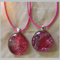 Red Crystal Pendants